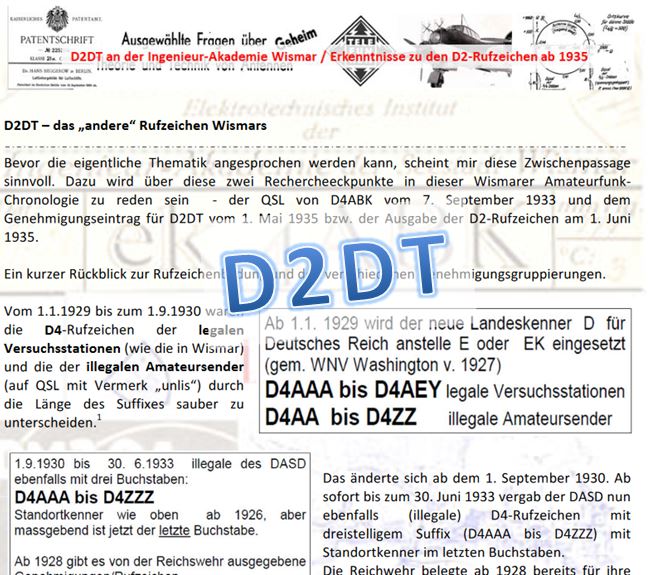 zur Dokumentation um 1935