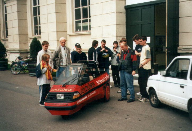 erste E-Autos in Schwerin 2001